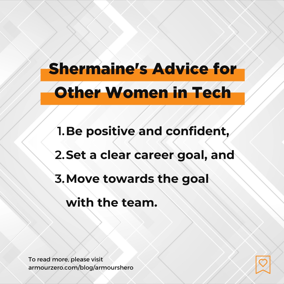 Shermaine Ling's Advice for women in tech