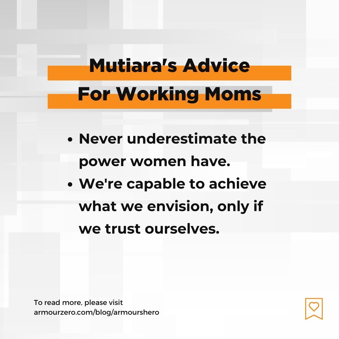Mutiara Advice Working Moms Mutiara Arumsari Advice for Working Moms