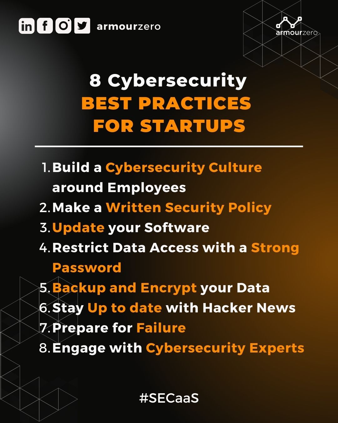 Cybersecurity best practices for startups