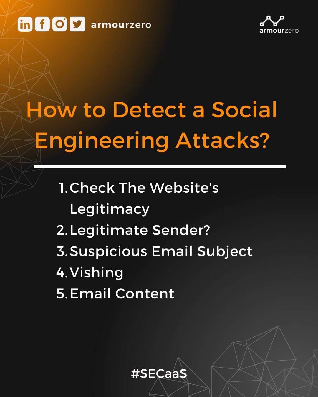 How to detect a social engineering attacks