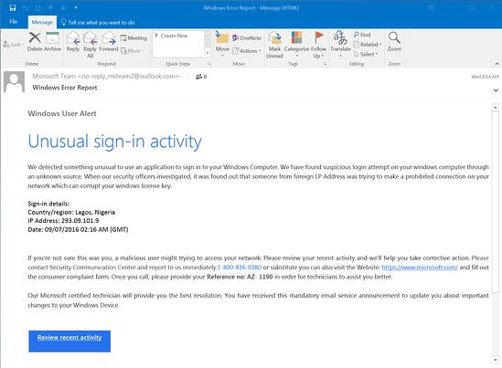 Email Phishing Examples ArmourZero