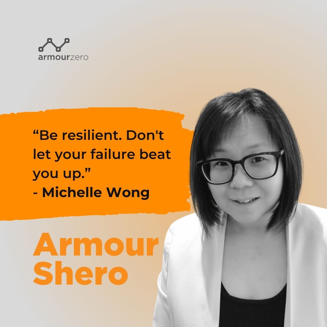 Michelle Wong Armour Shero Quote