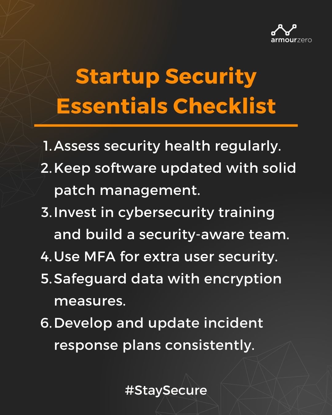 Startup Security Essentials 2024 Checklist Cybersecurity Essentials for Startup